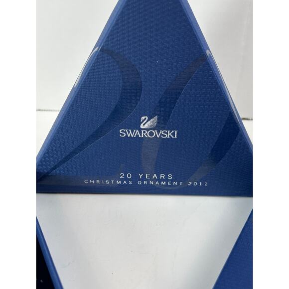 Swarovski 2011 20 Years Annual Edition Christmas Ornament Snowflake w/ Box - Picture 3 of 7